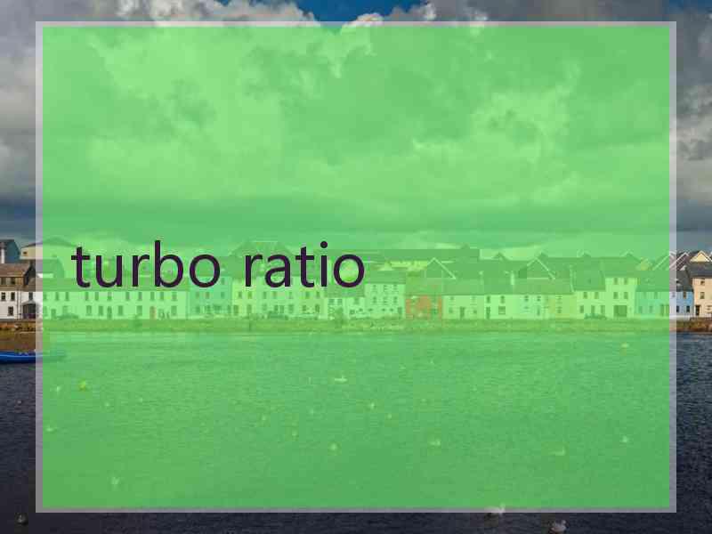 turbo ratio