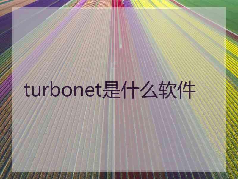 turbonet是什么软件