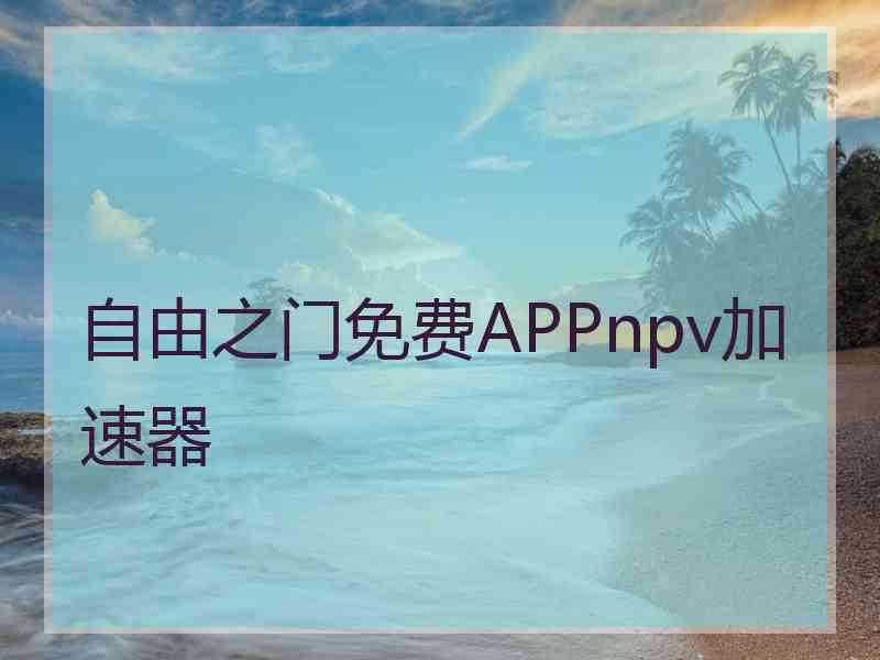 自由之门免费APPnpv加速器