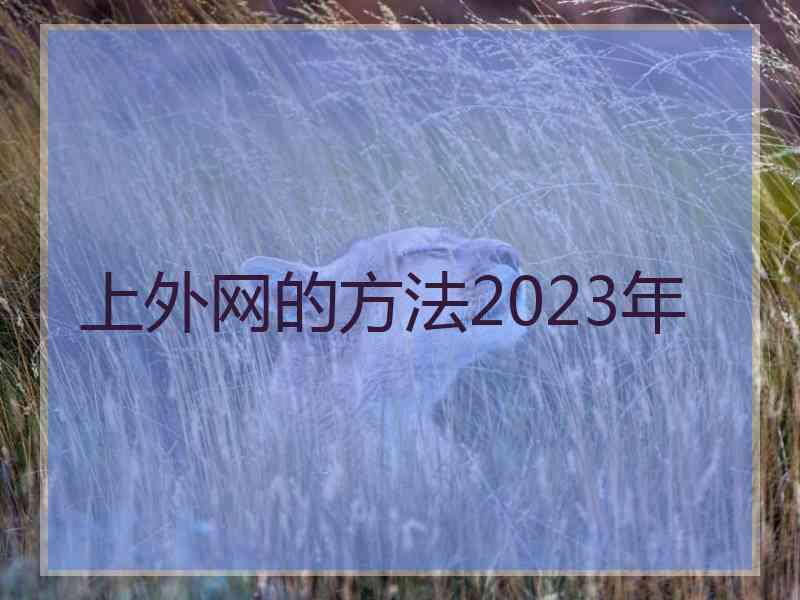 上外网的方法2023年