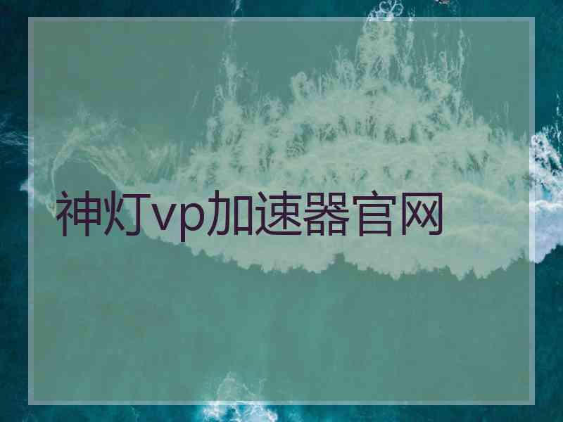 神灯vp加速器官网