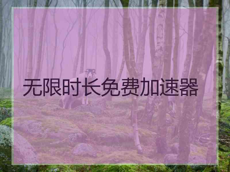 无限时长免费加速器