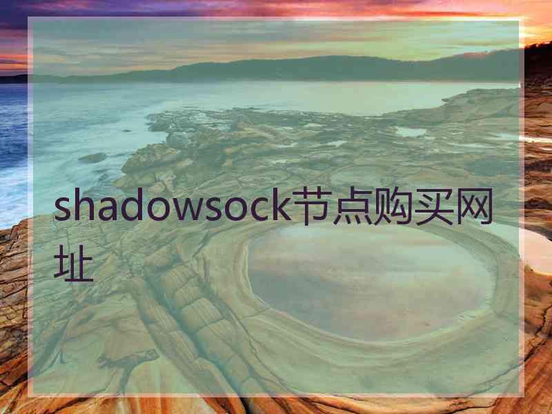 shadowsock节点购买网址