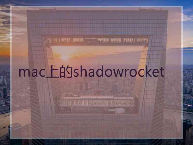 mac上的shadowrocket