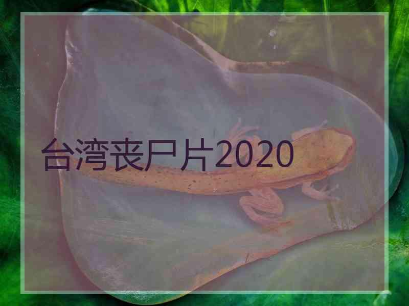 台湾丧尸片2020